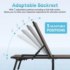 Modern Inspired Mocha Metal Outdoor Chaise Lounge 19 Modern Inspired Mocha Metal Outdoor Chaise Lounge -More Furniture Store jearey outdoor chaise lounges aflc coffee fa 1000