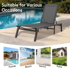 Modern Inspired Gray Metal Outdoor Chaise Lounge 21 Modern Inspired Gray Metal Outdoor Chaise Lounge -More Furniture Store jearey outdoor chaise lounges aflc gray d4 1000