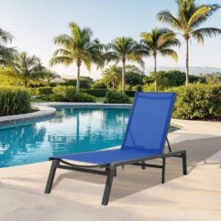 Modern Inspired Teal Metal Outdoor Chaise Lounge 16 Modern Inspired Teal Metal Outdoor Chaise Lounge -More Furniture Store jearey outdoor chaise lounges aflc teal 4f 1000