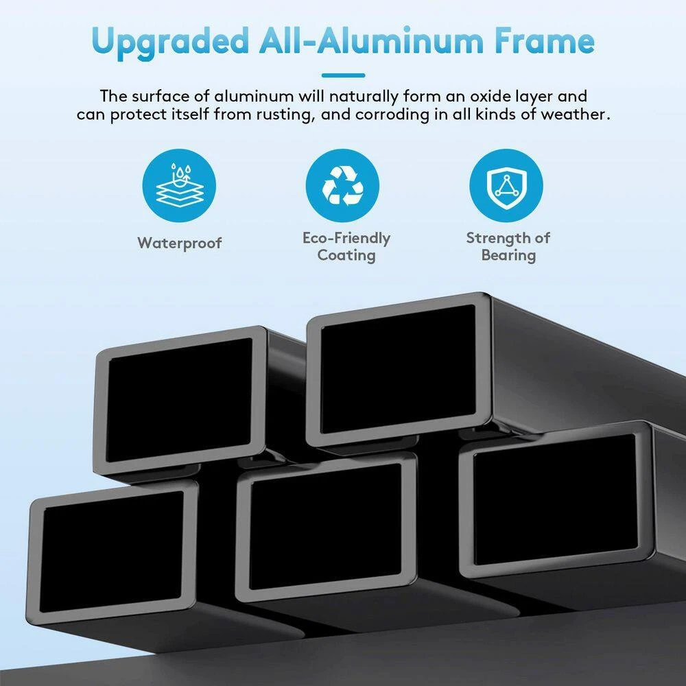 Modern Inspired Teal Metal Outdoor Chaise Lounge 4 Modern Inspired Teal Metal Outdoor Chaise Lounge - Image 4