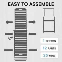 HDPE Grey 5-Level Adjustment Outdoor Lounge Chair (1-Pack) -More Furniture Store jearey outdoor chaise lounges ysdty grey fa 1000