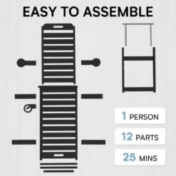 HDPE Black Plastic 5-Level Adjustment Outdoor Chaise Lounge Reliner Chair (1-Pack) -More Furniture Store jearey outdoor chaise lounges zsjh7jt gy k 76 1000