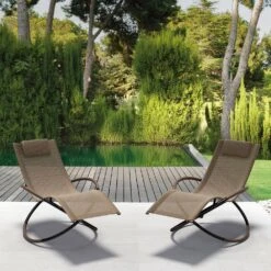 Outdoor Khaki Aluminum Patio Reclining Foldable Lounge Chair For Patio Pool Beach Sunbathing Chair 13 Outdoor Khaki Aluminum Patio Reclining Foldable Lounge Chair For Patio Pool Beach Sunbathing Chair -More Furniture Store jearey outdoor lounge chairs xty hd khaki 31 1000