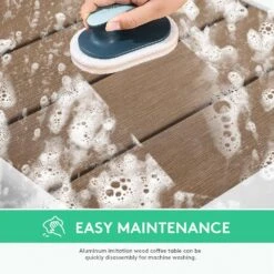 6 - Person Rectangular Teak Metal Outdoor Dining Set -More Furniture Store jearey patio dining sets xcz3jt hd tk c3 1000