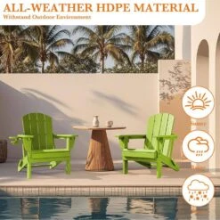 Weather Resistant Plastic HDPE Outdoor Patio Folding Adjustable Adirondack Chair With Cup Holder In Apple Green 16 Weather Resistant Plastic HDPE Outdoor Patio Folding Adjustable Adirondack Chair With Cup Holder In Apple Green -More Furniture Store jearey plastic adirondack chairs cgtjy pgl 76 1000