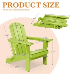 Weather Resistant Plastic HDPE Outdoor Patio Folding Adjustable Adirondack Chair With Cup Holder In Apple Green 11 Weather Resistant Plastic HDPE Outdoor Patio Folding Adjustable Adirondack Chair With Cup Holder In Apple Green -More Furniture Store jearey plastic adirondack chairs cgtjy pgl c3 1000