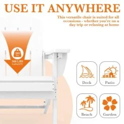 Weather Resistant Plastic HDPE Outdoor Patio Folding Adjustable Adirondack Chair With Cup Holder In White 15 Weather Resistant Plastic HDPE Outdoor Patio Folding Adjustable Adirondack Chair With Cup Holder In White -More Furniture Store jearey plastic adirondack chairs cgtjy we fa 1000