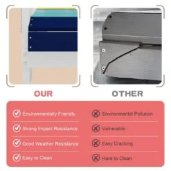 Children HDPE Folding All-Weather Adirondack Chair With Ergonomic And Safe Design, Navy Blue/Teal/Light Blue/Green -More Furniture Store jearey plastic adirondack chairs etydy lljb fa 1000