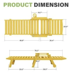 Classic Lemon-Yellow Plastic Adirondack Chair (Set Of 1) -More Furniture Store jearey plastic adirondack chairs jctrty lyellow 44 1000