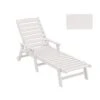 Classic White Plastic Adirondack Chair (Set Of 1)