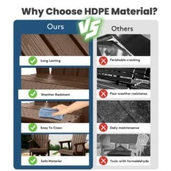 Plastic HDPE Resin Rocking Glider Chair Adirondack Swivel Outdoor Rocking Chair In Brown 14 Plastic HDPE Resin Rocking Glider Chair Adirondack Swivel Outdoor Rocking Chair In Brown -More Furniture Store jearey plastic adirondack chairs qwyzy1 bn 4f 1000