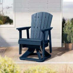 Plastic HDPE Resin Rocking Glider Chair Adirondack Swivel Outdoor Rocking Chair In Navy 19 Plastic HDPE Resin Rocking Glider Chair Adirondack Swivel Outdoor Rocking Chair In Navy -More Furniture Store jearey plastic adirondack chairs qwyzy1 ny 31 1000