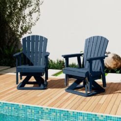 Plastic HDPE Resin Rocking Glider Chair Adirondack Swivel Outdoor Rocking Chair In Navy 12 Plastic HDPE Resin Rocking Glider Chair Adirondack Swivel Outdoor Rocking Chair In Navy -More Furniture Store jearey plastic adirondack chairs qwyzy1 ny 40 1000
