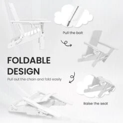 Classic White Folding Plastic Adirondack Chair With Double Cup Holder 11 Classic White Folding Plastic Adirondack Chair With Double Cup Holder -More Furniture Store jearey plastic adirondack chairs sbthqy white 1f 1000