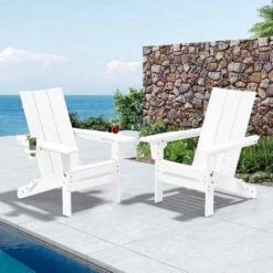 Classic White Folding Plastic Adirondack Chair With Double Cup Holder 13 Classic White Folding Plastic Adirondack Chair With Double Cup Holder -More Furniture Store jearey plastic adirondack chairs sbthqy white 31 1000