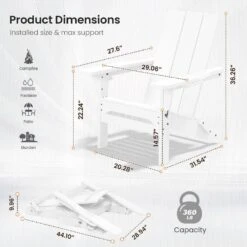 Classic White Folding Plastic Adirondack Chair With Double Cup Holder 12 Classic White Folding Plastic Adirondack Chair With Double Cup Holder -More Furniture Store jearey plastic adirondack chairs sbthqy white 44 1000