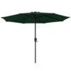 11 Ft. Steel Crank Lift Patio Umbrella In Green