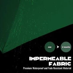 9FT Two Layer Wind Vent Patio Market Umbrella With Push Button And Tilt Crank Lifting In Green 18 9FT Two Layer Wind Vent Patio Market Umbrella With Push Button And Tilt Crank Lifting In Green -More Furniture Store market umbrellas 2ly 9ft gn 4f 1000