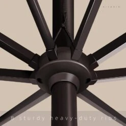 7.5 Ft. X 7.5 Ft. Square Market Outdoor Patio Umbrella In Beige -More Furniture Store market umbrellas 7 5fxzzs beige 77 1000