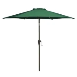 7.5 Ft. Steel Market With Push Button Tilt And Crank Lift (6-Rips) In Dark Green