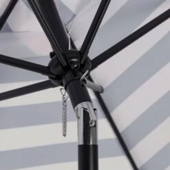 7.5ft Steel Outdoor Patio Market Umbrella With Tilt Crank In Blue And White Stripes 18 7.5ft Steel Outdoor Patio Market Umbrella With Tilt Crank In Blue And White Stripes -More Furniture Store market umbrellas cx7 5ft bltw 77 1000