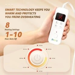 King Heated Electric Mattress Pad Polyester Mattress Pad With Dual Controller -More Furniture Store mattress pads dhlcl hd k c3 1000