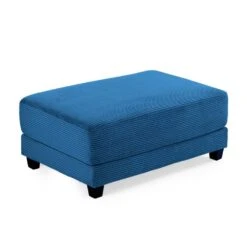 Navy Corduroy Ottoman For Sectional Sofa 9 Navy Corduroy Ottoman For Sectional Sofa -More Furniture Store navy jearey ottomans dxrjd navy 4f 1000