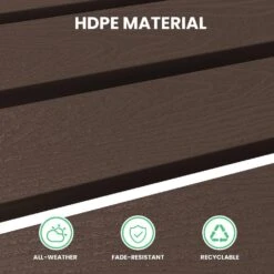 HDPE Folding Plastic Outdoor Ottoman For Adirondack In Coffee -More Furniture Store outdoor ottomans pezdotm co fa 1000