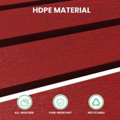 HDPE Folding Plastic Outdoor Ottoman For Adirondack In Burgandy -More Furniture Store outdoor ottomans pezdotm dr fa 1000