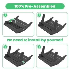 HDPE Folding Plastic Outdoor Ottoman For Adirondack In Gray 14 HDPE Folding Plastic Outdoor Ottoman For Adirondack In Gray -More Furniture Store outdoor ottomans pezdotm gy 76 1000