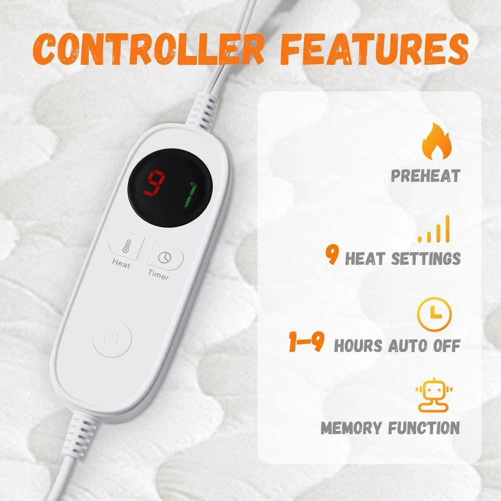 Twin Electric Heated Pad 2 Twin Electric Heated Pad - Image 2