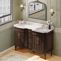 Outdoor HIPS Plastic Patio Chat Set Brown Adirondack Chairs With Side Table And Folding Ottoman Set Of 5-Piece -More Furniture Store plastic adirondack chairs 5jtqwy brown 31 1000