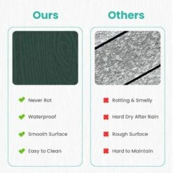 Dark Green Classic Folding HDPE Plastic Adirondack Chair (1-Pack) -More Furniture Store plastic adirondack chairs hqzdy gr 76 1000