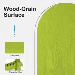 HDPE Classic Apple Green Folding Plastic Adirondack Chair (1-Pack) 14 HDPE Classic Apple Green Folding Plastic Adirondack Chair (1-Pack) -More Furniture Store plastic adirondack chairs psqwy appleg 76 1000