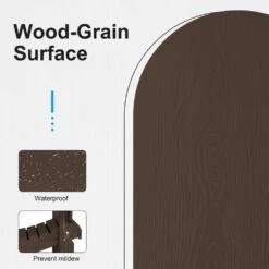 HDPE Classic Coffee Brown Folding Plastic Adirondack Chair (1-Pack) -More Furniture Store plastic adirondack chairs psqwy coffee 76 1000