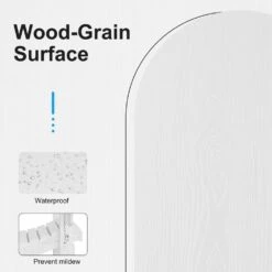 HDPE Classic White Folding Plastic Adirondack Chair (1-Pack) -More Furniture Store plastic adirondack chairs psqwy white 76 1000