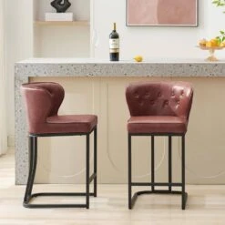 Star Stackable Plastic Red Outdoor Bar Stool (set Of 2) -More Furniture Store red jearey bar stools xq24 red 31 1000