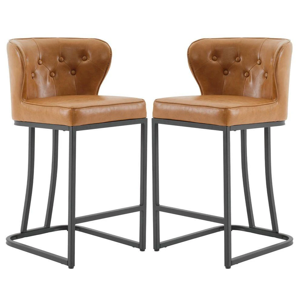 Star Stackable Plastic Yellow Outdoor Bar Stool (set Of 2) 2 Star Stackable Plastic Yellow Outdoor Bar Stool (set Of 2) - Image 2